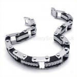 Lovers Womens Titanium Single Row Bracelet 19208