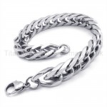 Titanium Square Curb Link Bracelet 19213