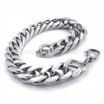 Titanium Square Curb Link Bracelet 19213