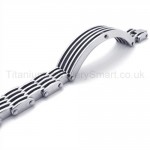 Silver Titanium Multi-Layer Bracelet 19428