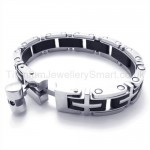 Titanium Cross Link Bracelet 19464