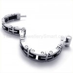 Titanium Cross Link Bracelet 19464