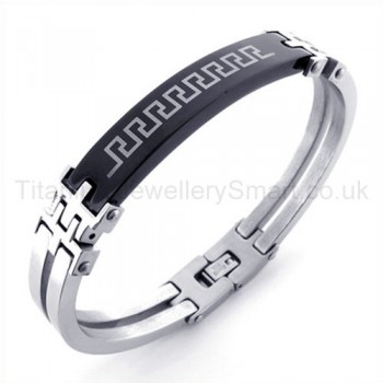 Fashion Polished Titanium Bracelet 19465