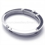 Mens Pure Titanium Sawtooth Bracelet 19467