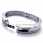 Mens Titanium Open Bracelet 19468