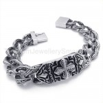 Retro Titanium Cross Mens ID Bracelet 19709