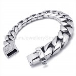 Titanium Square Curb Bracelet 19713