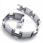 Titanium Groove Mens Bracelet 19783