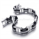 Titanium Double H-link Bracelet 19784