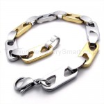 New Stylish Gold Titanium Bracelet 19787