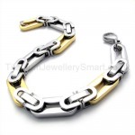 Gold Mens Supreme Stylish Titanium Bracelet 19790