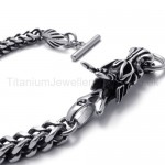 Cool Men's Dragon Titanium Bracelet 20027