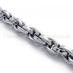 Silver Chain Titanium Bracelet 20078