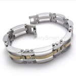 Gold Mens Fashion Titanium Bracelet 20147