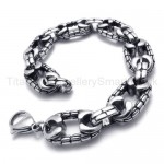 Mens Retro Titanium Magnetic Bracelet 20150