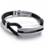 Fashion Mens Titanium Rubber Bracelet 20167