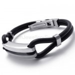 Fashion Mens Titanium Rubber Bracelet 20167