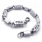 Titanium Hollow Box Link Bracelet 20275