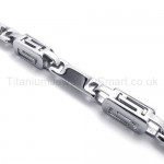 Titanium Hollow Box Link Bracelet 20275