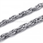 Double Link Fashion Mens Titanium Necklace 19216