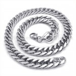 Curb Chain Mens Titanium Necklace 19217