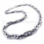 Fashion Silver Titanium Necklace 19400