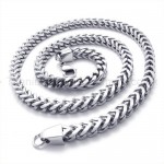 Curb Mens Titanium Necklace 19424