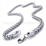 Curb Mens Titanium Necklace 19424