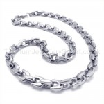 Fashion Mens Titanium U-link Necklace 19544