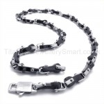 Black Keys Titanium Necklace 19561