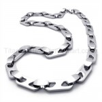 Sheets Link Titanium Necklace 19791