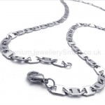 Womens Sheets Link Titanium Necklace 20019