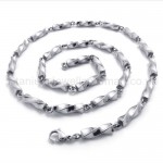 Twisty Cuboid Titanium Necklace 20079