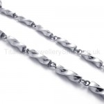 Twisty Cuboid Titanium Necklace 20079