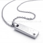 Womens Titanium Cute Patterns Pendant Necklace 20135