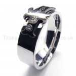 Lovers Titanium ring 16222