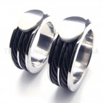 Twisted Rope Titanium Ring 16240