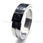 Lovers Titanium ring 16265