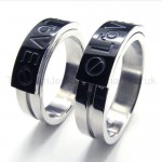 Lovers Titanium ring 16265