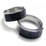 Lovers Titanium ring 16265