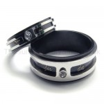 Diamonds Black Titanium Ring 16334