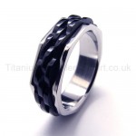 Black Titanium Ring 16344