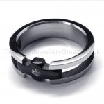 Diamond Titanium Ring 18435