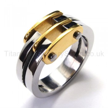 Two Loops Titanium Ring 18437