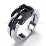 Two Loops Titanium Ring 18438