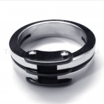 Two Loops Titanium Ring 18438