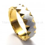 Golden Titanium Ring 18439