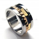 Gear Shape Titanium Ring 18446