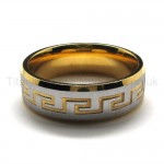 Golden Titanium Ring 18657