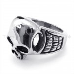 Classical Skulls Titanium Ring 19230